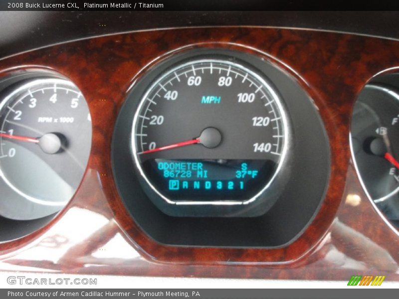 Platinum Metallic / Titanium 2008 Buick Lucerne CXL