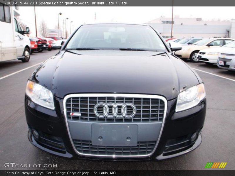 Brilliant Black / Black 2008 Audi A4 2.0T Special Edition quattro Sedan