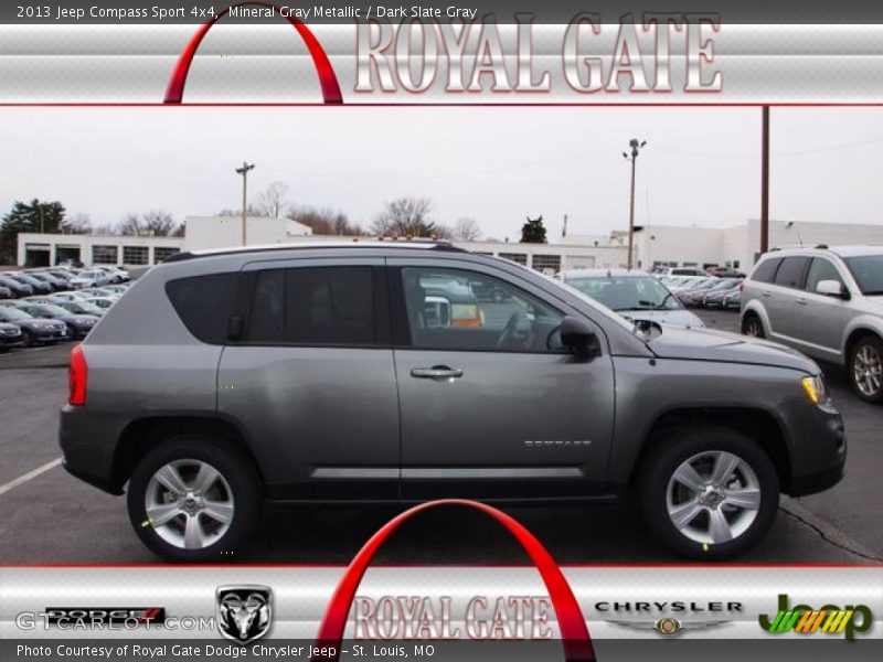 Mineral Gray Metallic / Dark Slate Gray 2013 Jeep Compass Sport 4x4