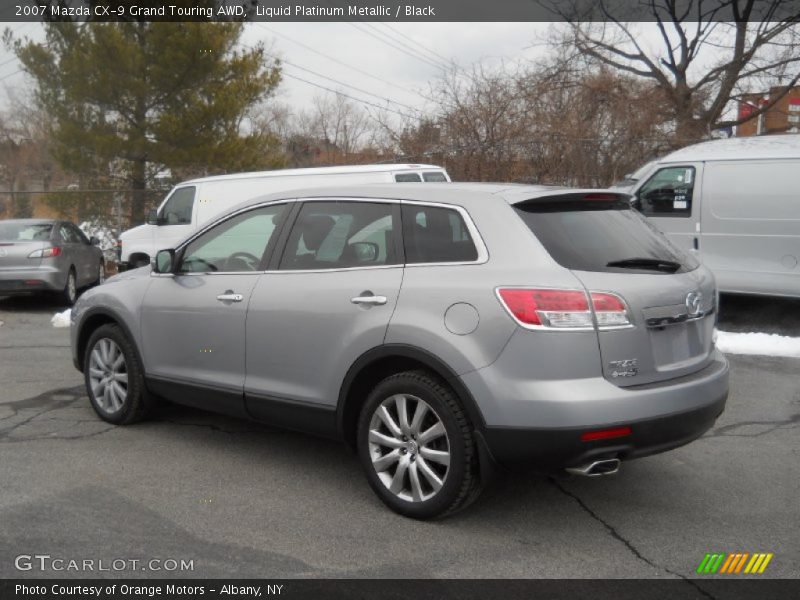 Liquid Platinum Metallic / Black 2007 Mazda CX-9 Grand Touring AWD