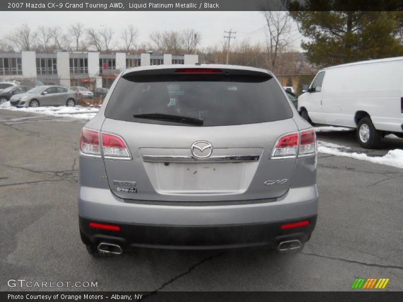 Liquid Platinum Metallic / Black 2007 Mazda CX-9 Grand Touring AWD