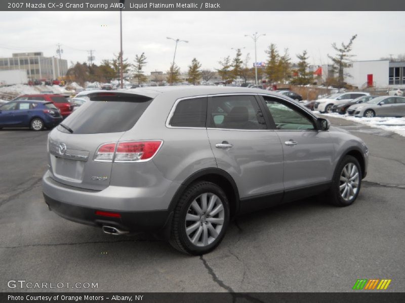 Liquid Platinum Metallic / Black 2007 Mazda CX-9 Grand Touring AWD