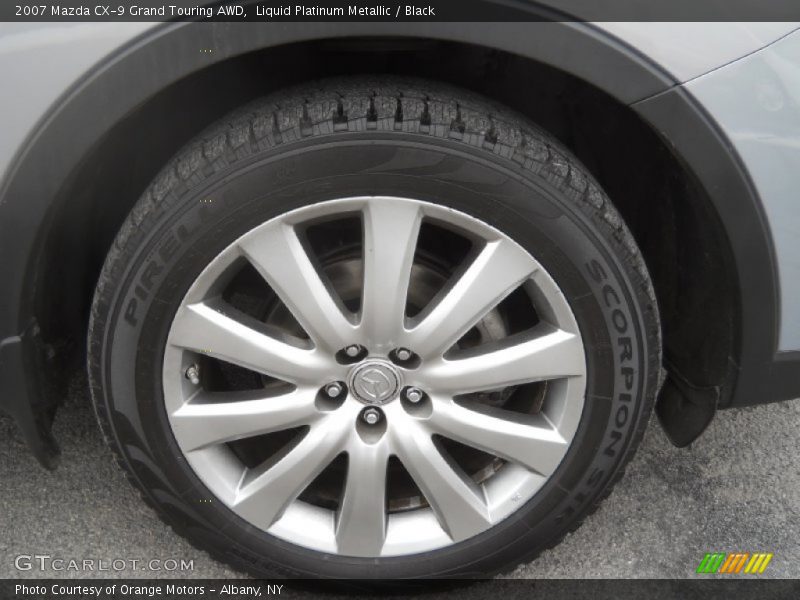 Liquid Platinum Metallic / Black 2007 Mazda CX-9 Grand Touring AWD