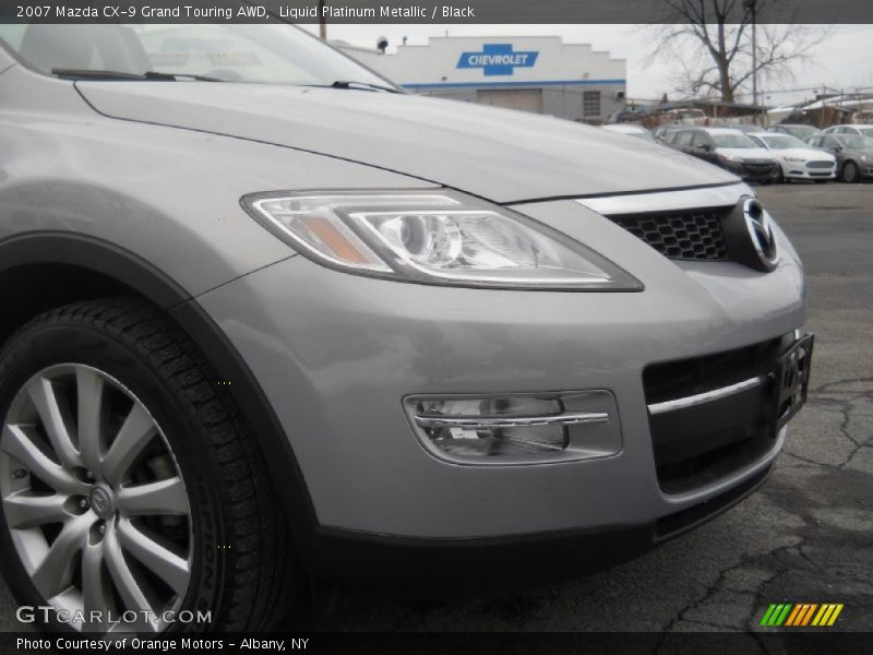 Liquid Platinum Metallic / Black 2007 Mazda CX-9 Grand Touring AWD