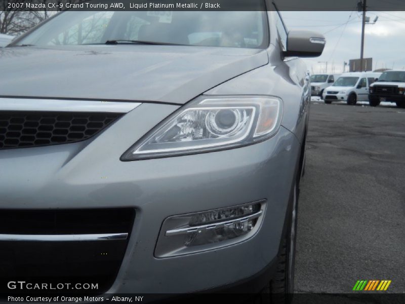 Liquid Platinum Metallic / Black 2007 Mazda CX-9 Grand Touring AWD