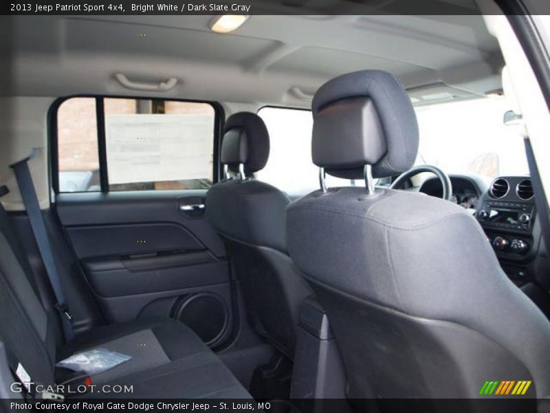 Bright White / Dark Slate Gray 2013 Jeep Patriot Sport 4x4