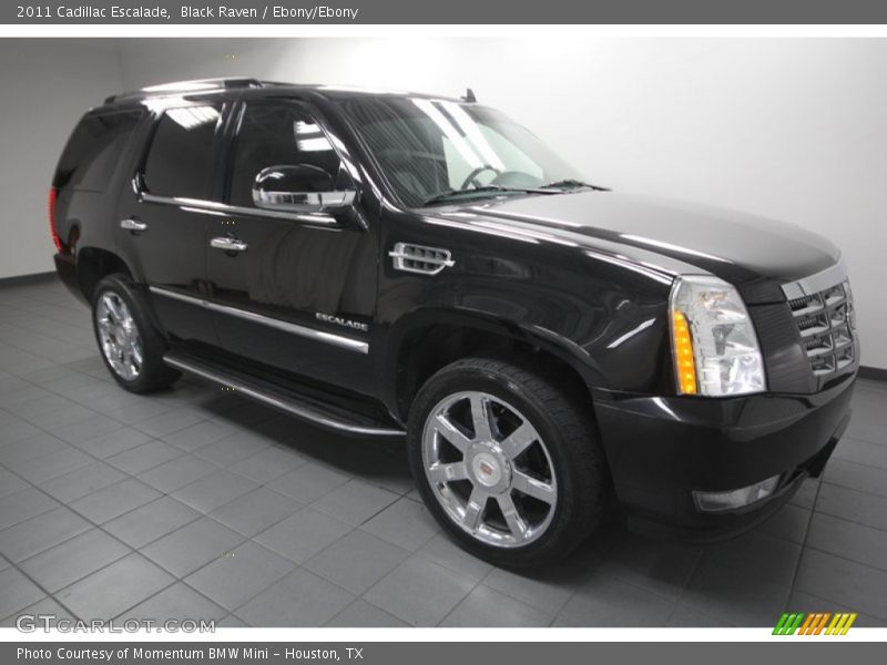 Black Raven / Ebony/Ebony 2011 Cadillac Escalade