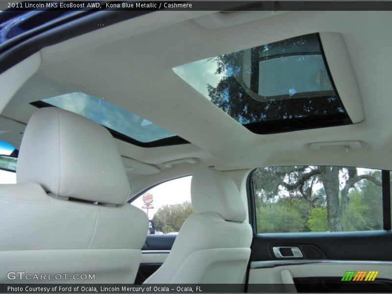 Sunroof of 2011 MKS EcoBoost AWD