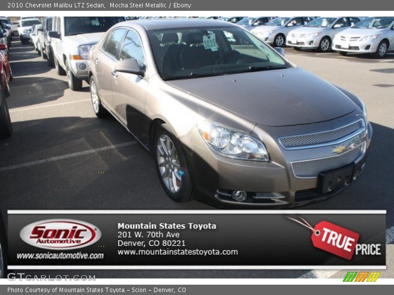 Mocha Steel Metallic / Ebony 2010 Chevrolet Malibu LTZ Sedan