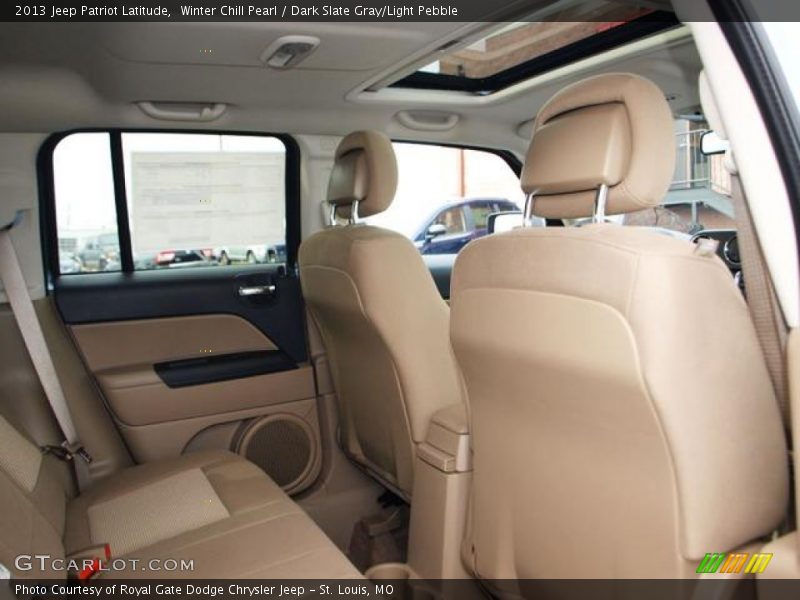 Winter Chill Pearl / Dark Slate Gray/Light Pebble 2013 Jeep Patriot Latitude