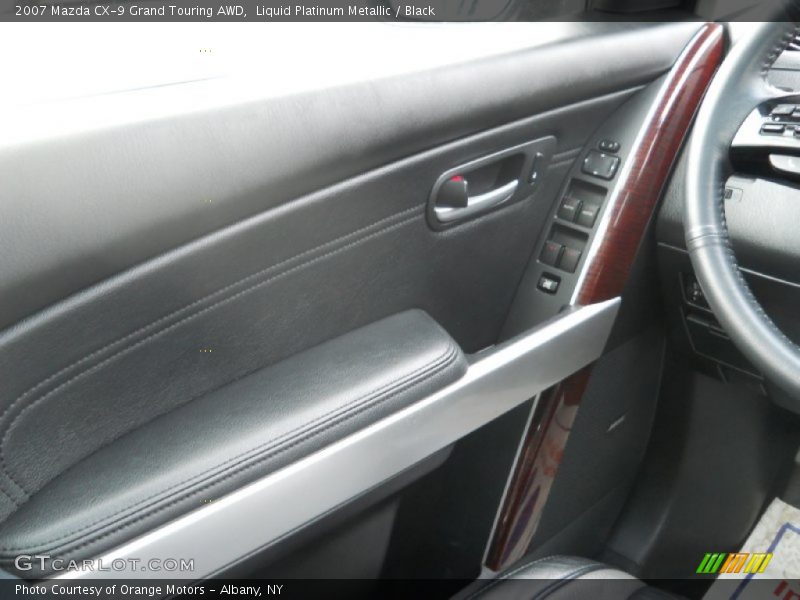 Liquid Platinum Metallic / Black 2007 Mazda CX-9 Grand Touring AWD