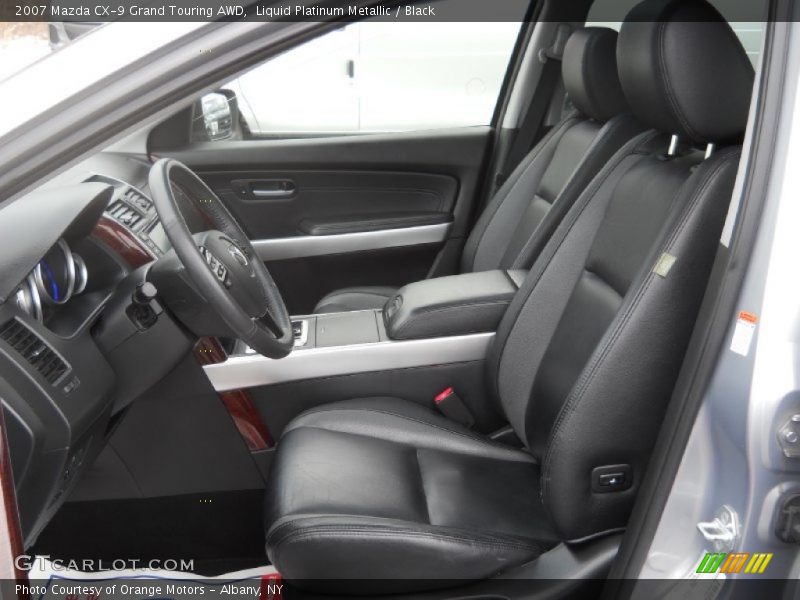 Liquid Platinum Metallic / Black 2007 Mazda CX-9 Grand Touring AWD