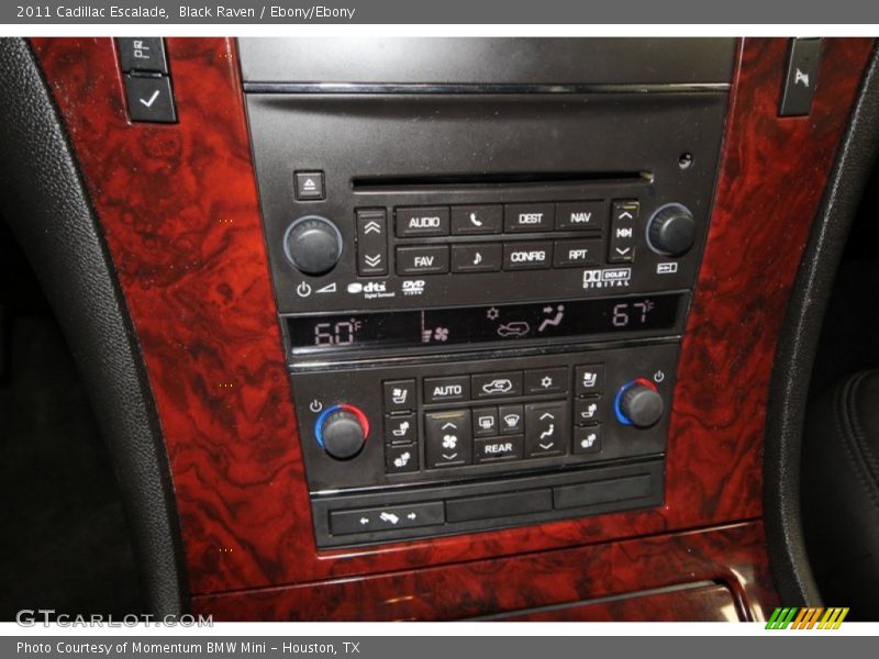 Controls of 2011 Escalade 