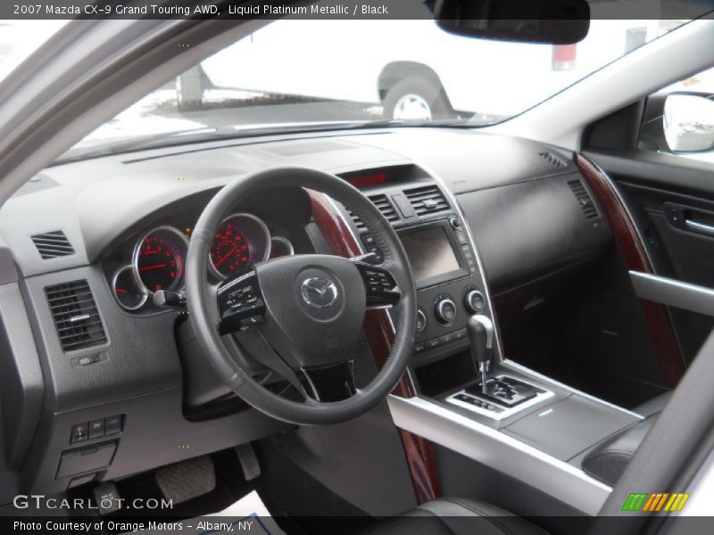 Liquid Platinum Metallic / Black 2007 Mazda CX-9 Grand Touring AWD
