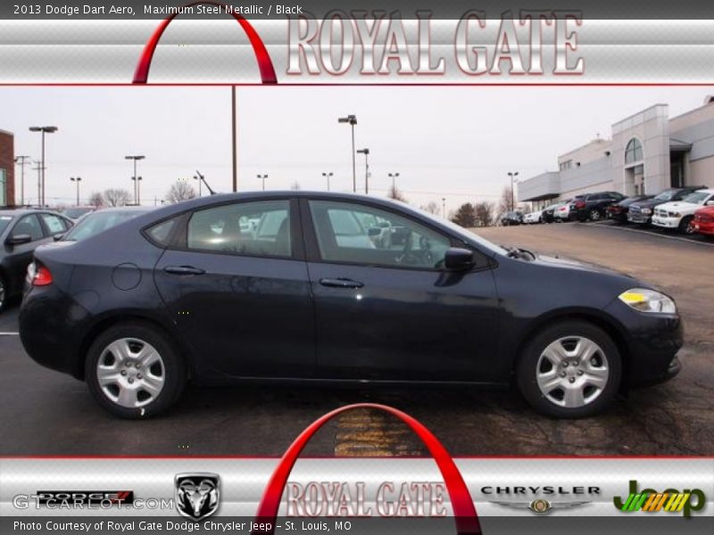 Maximum Steel Metallic / Black 2013 Dodge Dart Aero