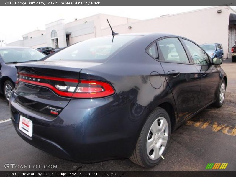 Maximum Steel Metallic / Black 2013 Dodge Dart Aero