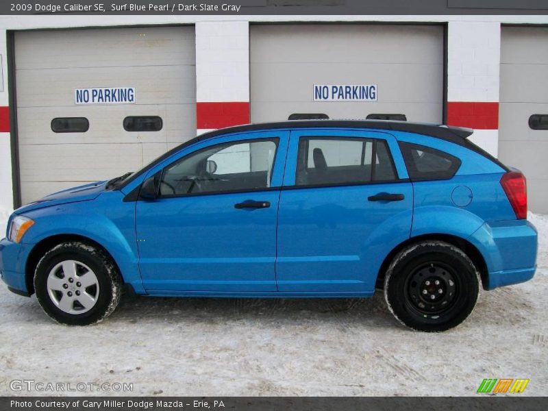 Surf Blue Pearl / Dark Slate Gray 2009 Dodge Caliber SE