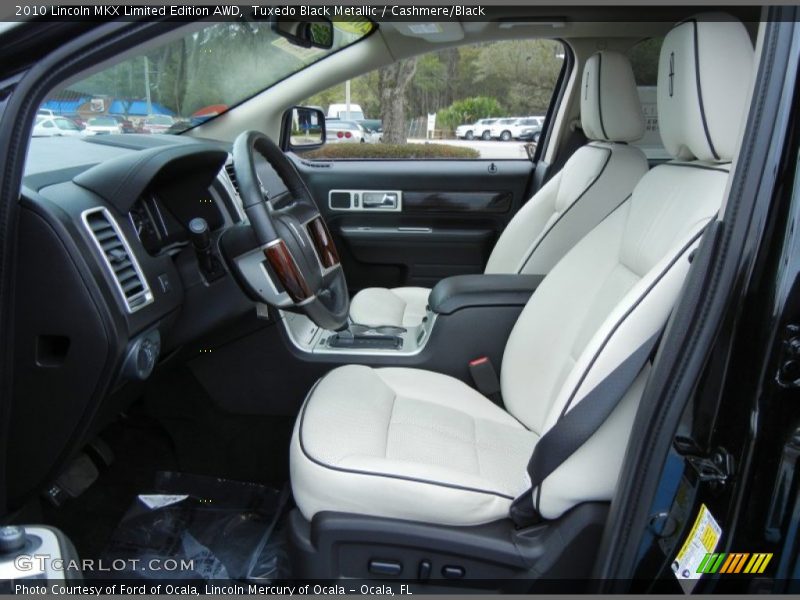 Front Seat of 2010 MKX Limited Edition AWD