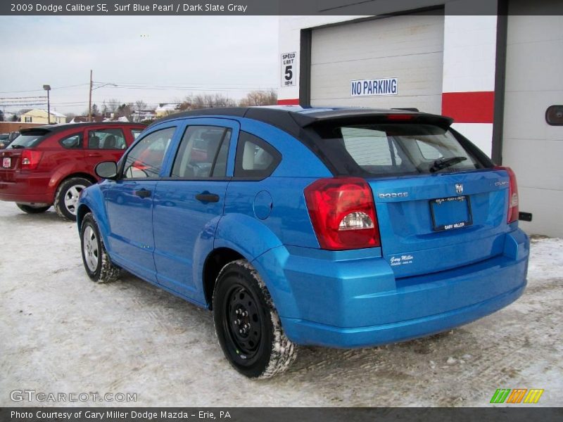 Surf Blue Pearl / Dark Slate Gray 2009 Dodge Caliber SE