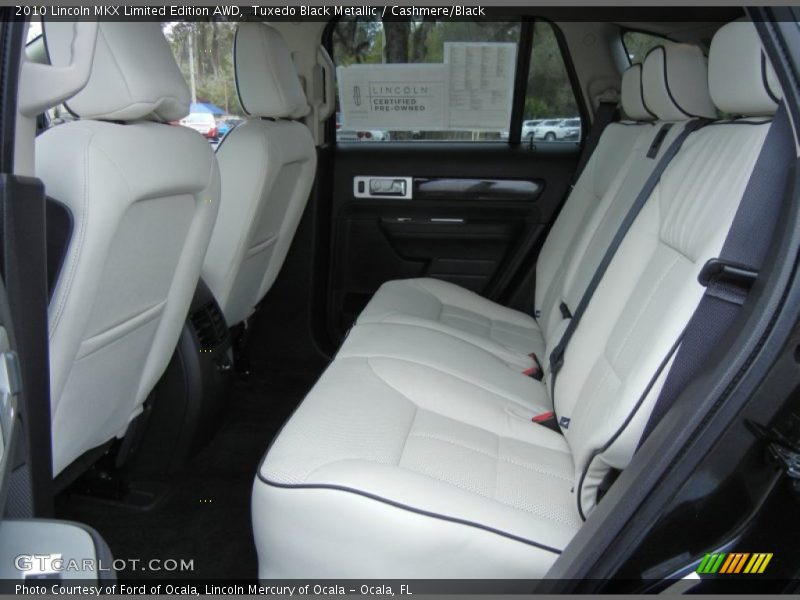 Rear Seat of 2010 MKX Limited Edition AWD
