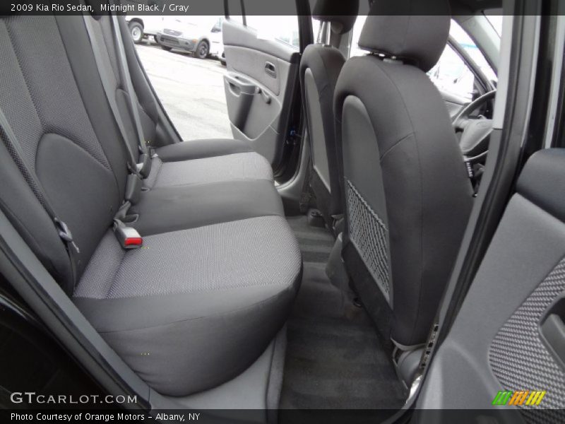 Rear Seat of 2009 Rio Sedan