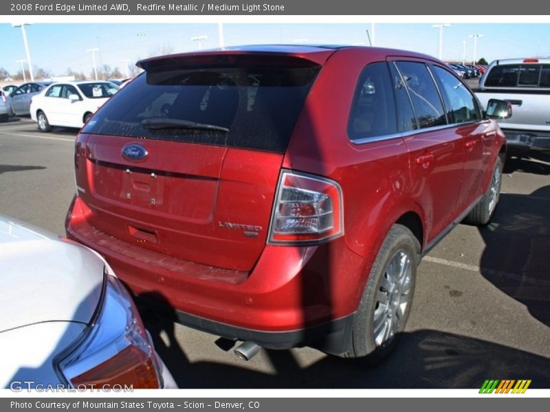 Redfire Metallic / Medium Light Stone 2008 Ford Edge Limited AWD