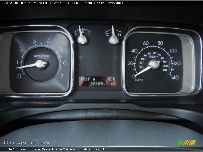  2010 MKX Limited Edition AWD Limited Edition AWD Gauges