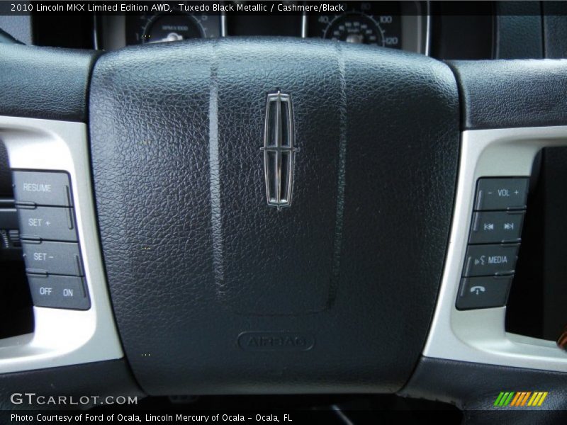 Controls of 2010 MKX Limited Edition AWD