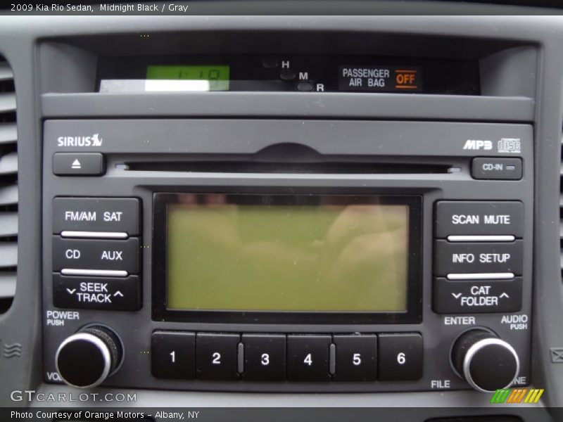 Audio System of 2009 Rio Sedan