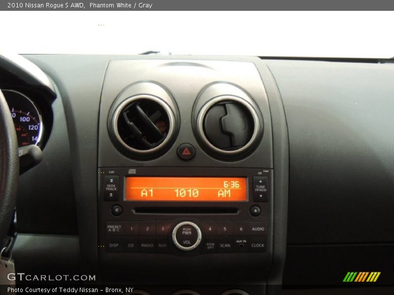 Phantom White / Gray 2010 Nissan Rogue S AWD