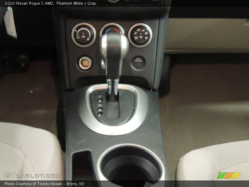 Phantom White / Gray 2010 Nissan Rogue S AWD