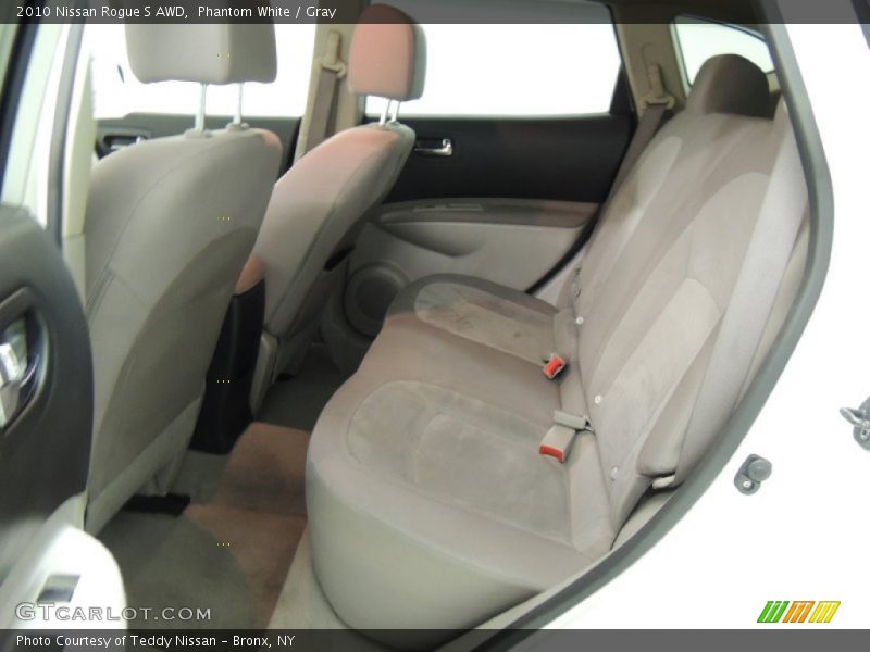 Phantom White / Gray 2010 Nissan Rogue S AWD