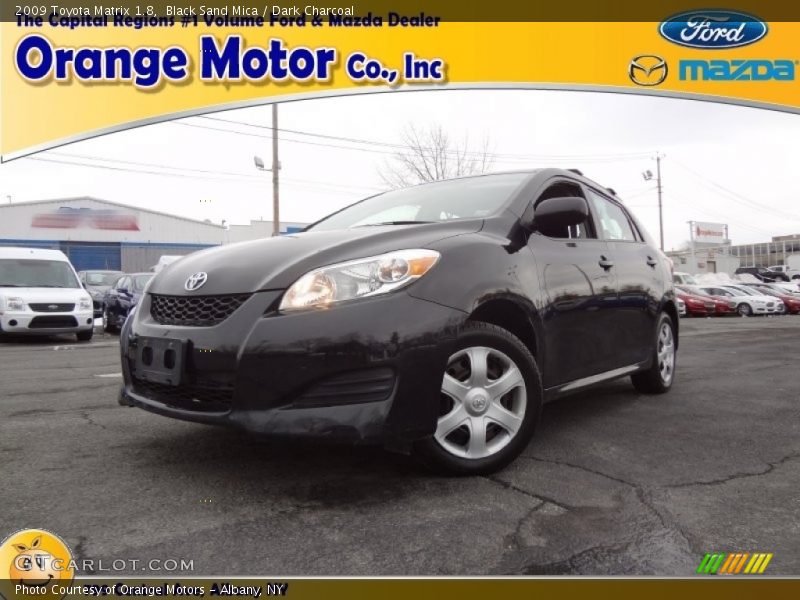 Black Sand Mica / Dark Charcoal 2009 Toyota Matrix 1.8