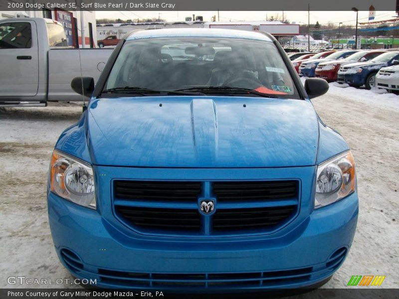 Surf Blue Pearl / Dark Slate Gray 2009 Dodge Caliber SE