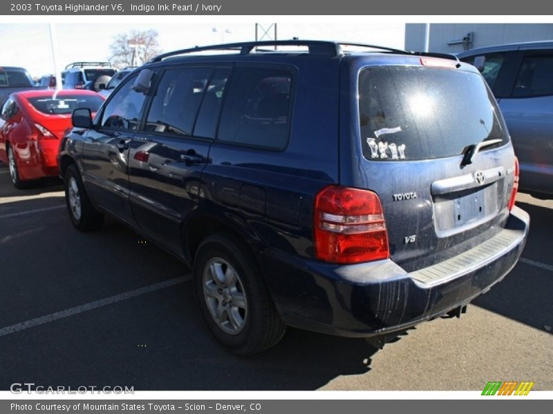 Indigo Ink Pearl / Ivory 2003 Toyota Highlander V6