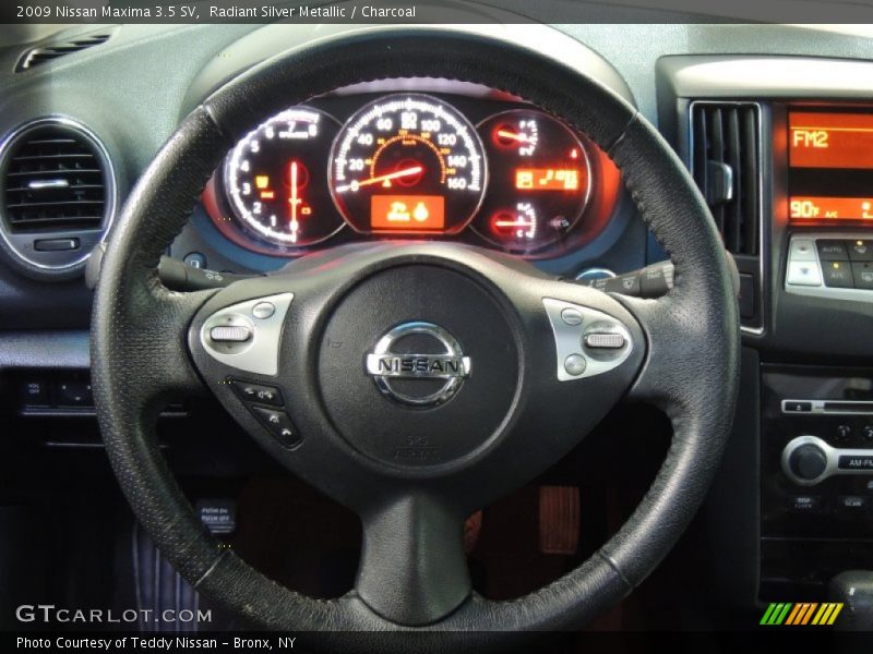 Radiant Silver Metallic / Charcoal 2009 Nissan Maxima 3.5 SV
