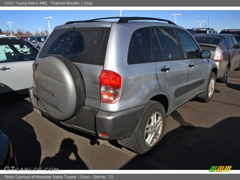 Titanium Metallic / Gray 2002 Toyota RAV4 4WD