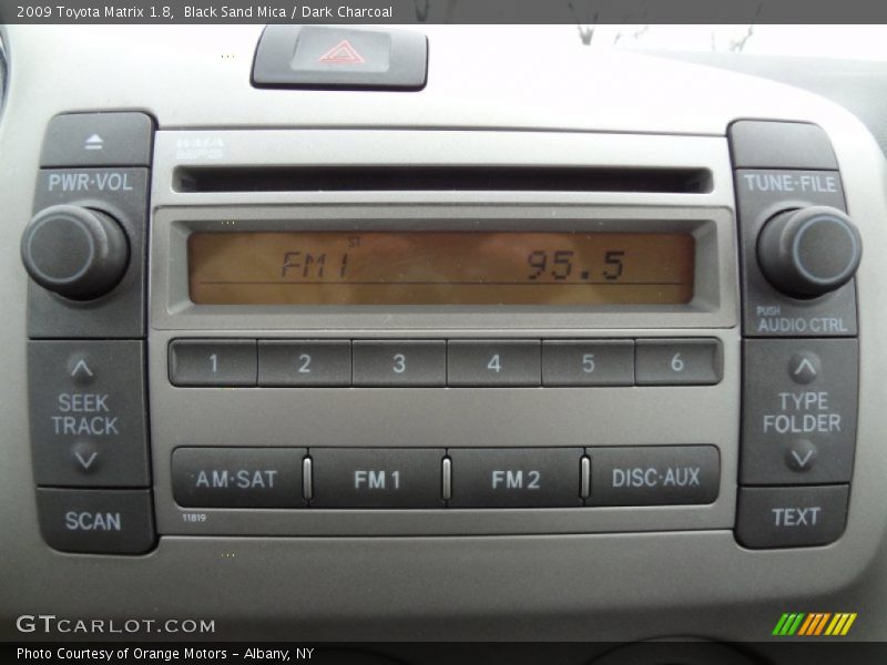 Black Sand Mica / Dark Charcoal 2009 Toyota Matrix 1.8
