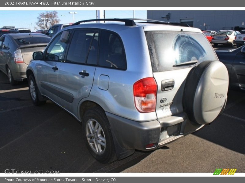 Titanium Metallic / Gray 2002 Toyota RAV4 4WD