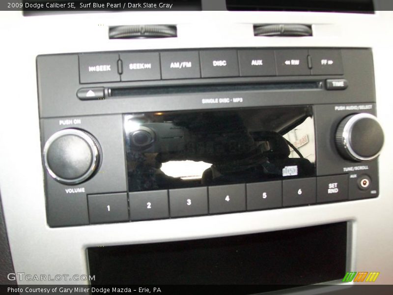 Surf Blue Pearl / Dark Slate Gray 2009 Dodge Caliber SE