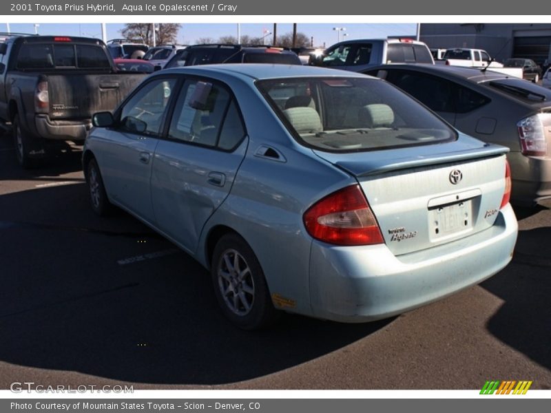Aqua Ice Opalescenet / Gray 2001 Toyota Prius Hybrid