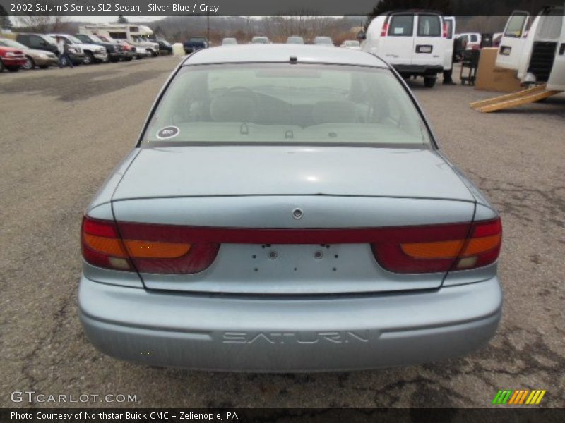 Silver Blue / Gray 2002 Saturn S Series SL2 Sedan