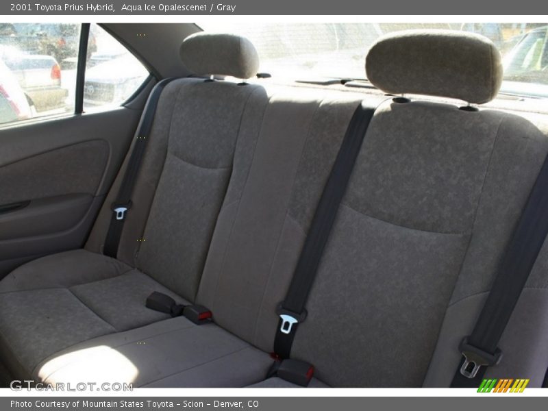 Aqua Ice Opalescenet / Gray 2001 Toyota Prius Hybrid