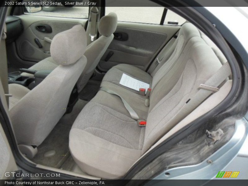 Silver Blue / Gray 2002 Saturn S Series SL2 Sedan