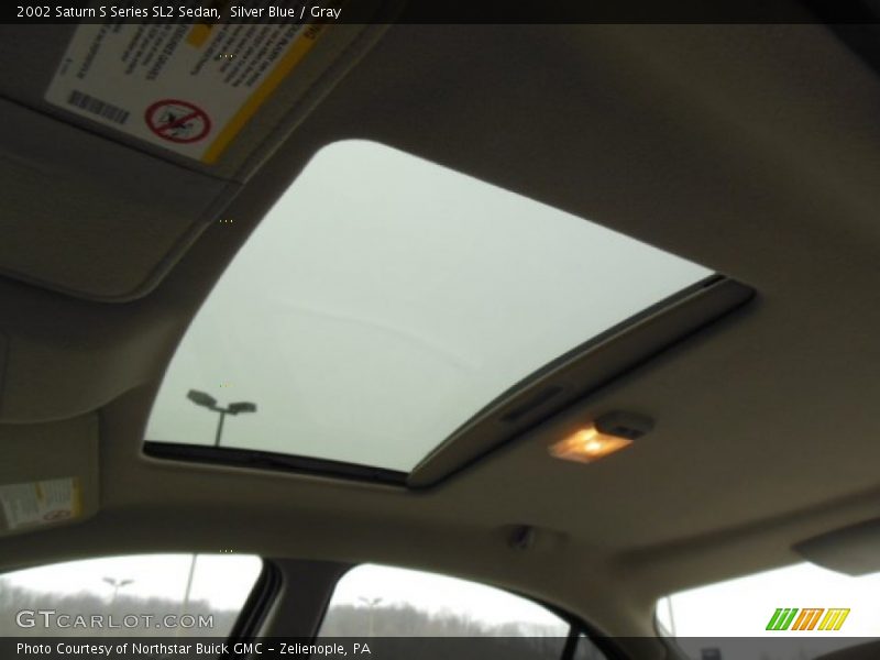 Silver Blue / Gray 2002 Saturn S Series SL2 Sedan