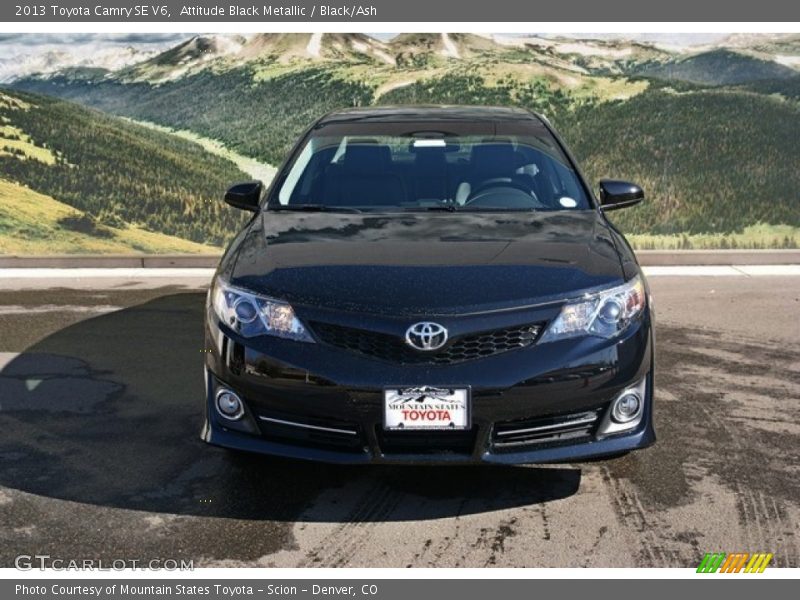 Attitude Black Metallic / Black/Ash 2013 Toyota Camry SE V6