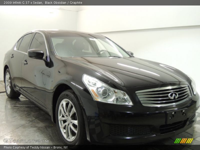 Black Obsidian / Graphite 2009 Infiniti G 37 x Sedan