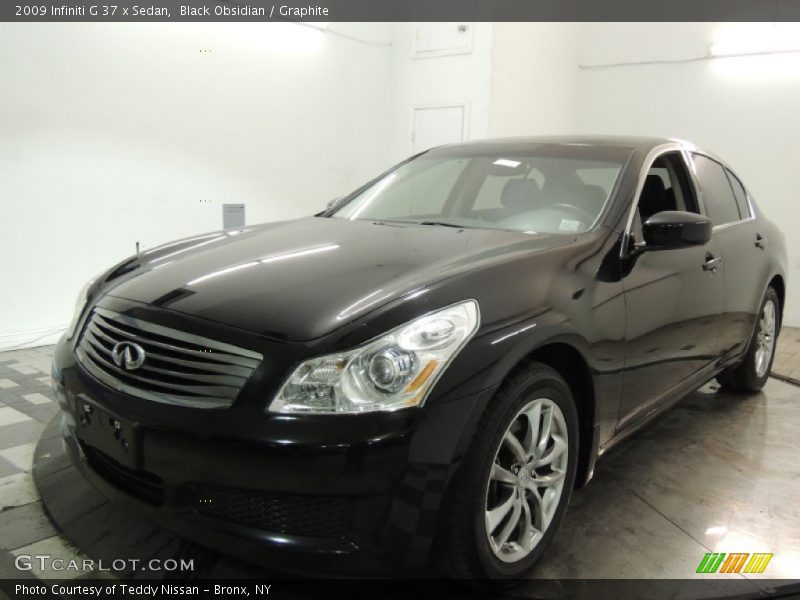 Black Obsidian / Graphite 2009 Infiniti G 37 x Sedan