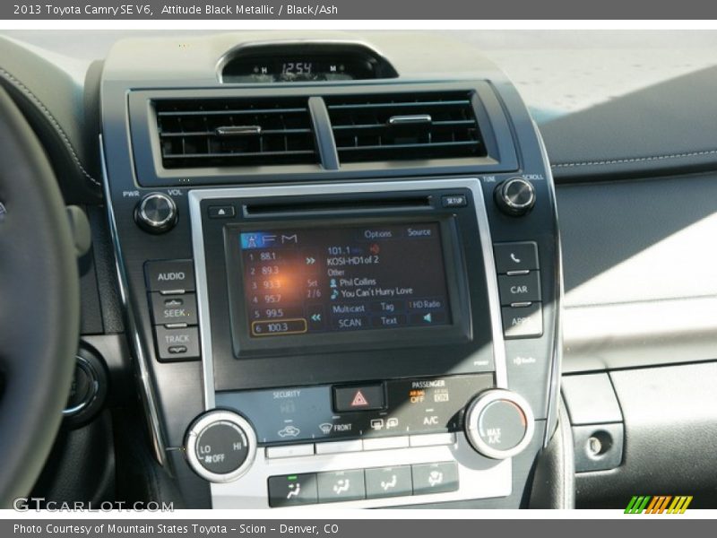 Attitude Black Metallic / Black/Ash 2013 Toyota Camry SE V6