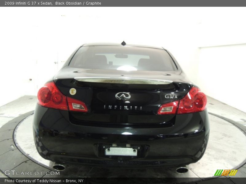 Black Obsidian / Graphite 2009 Infiniti G 37 x Sedan